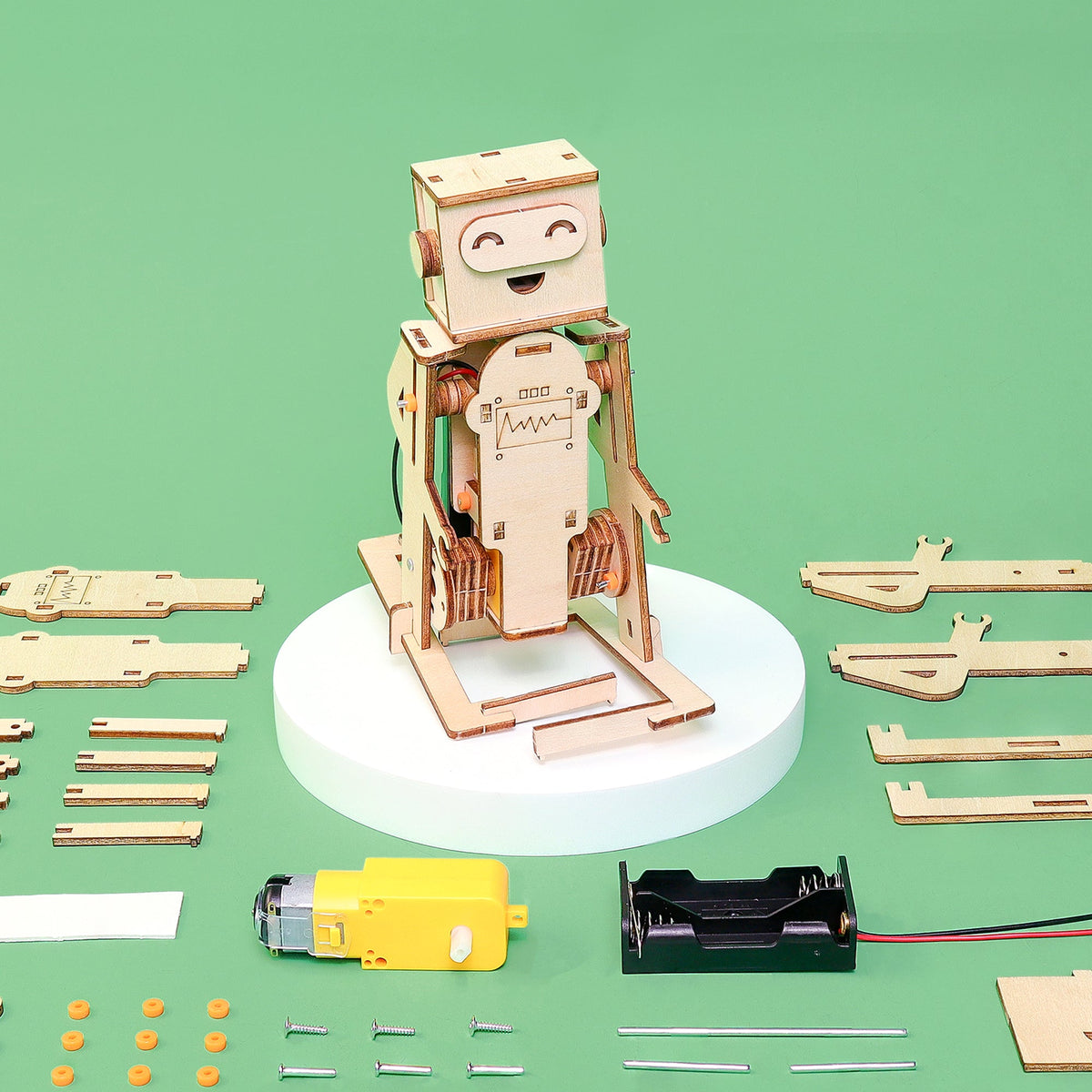 WalkieBot – Build a Walking Robot STEM Kit by Kitsville, image 1 of 6