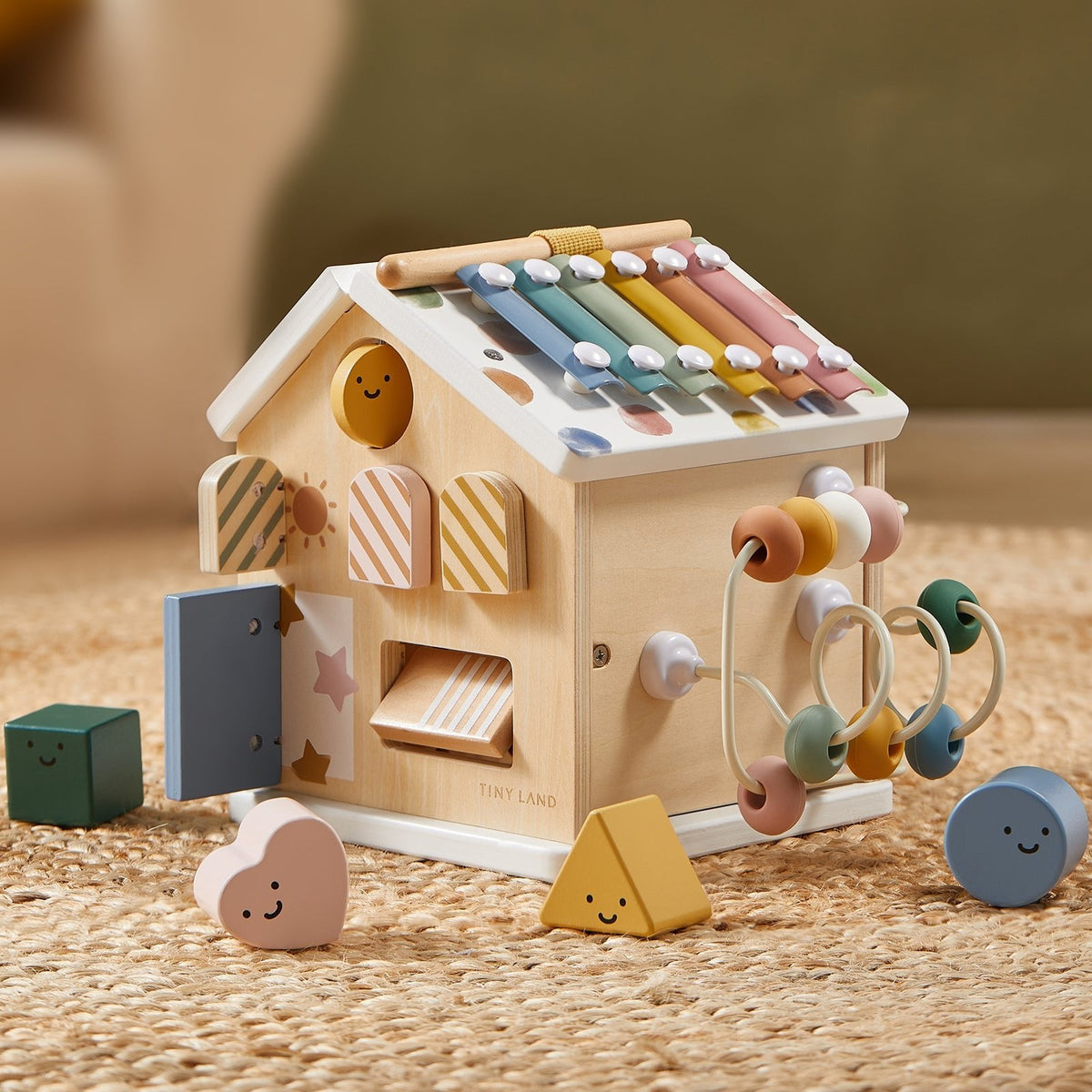 Tiny Land Cottage Activity Cube - Morandi — product image 1 of 13