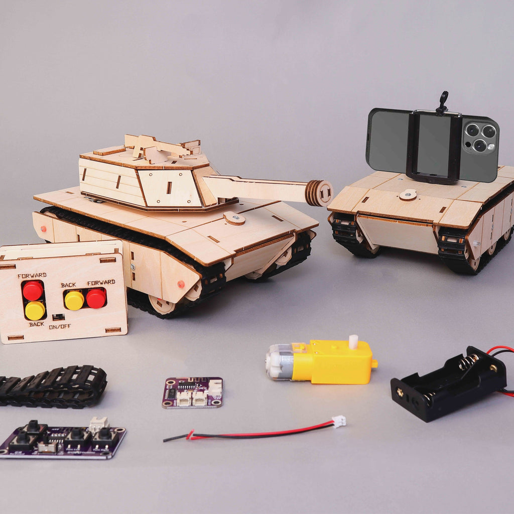 RC TankCam, Tank and Camera Mode, Educational STEM Kit by Kitsville, image 1 of 10
