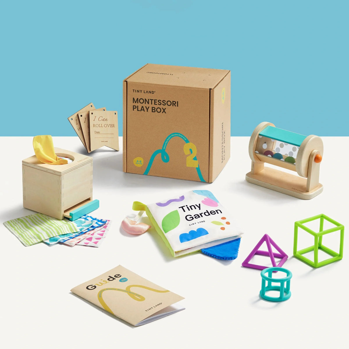 Tiny Land Montessori Play Box & Rainbow Activity Cube — product image 3 of 20