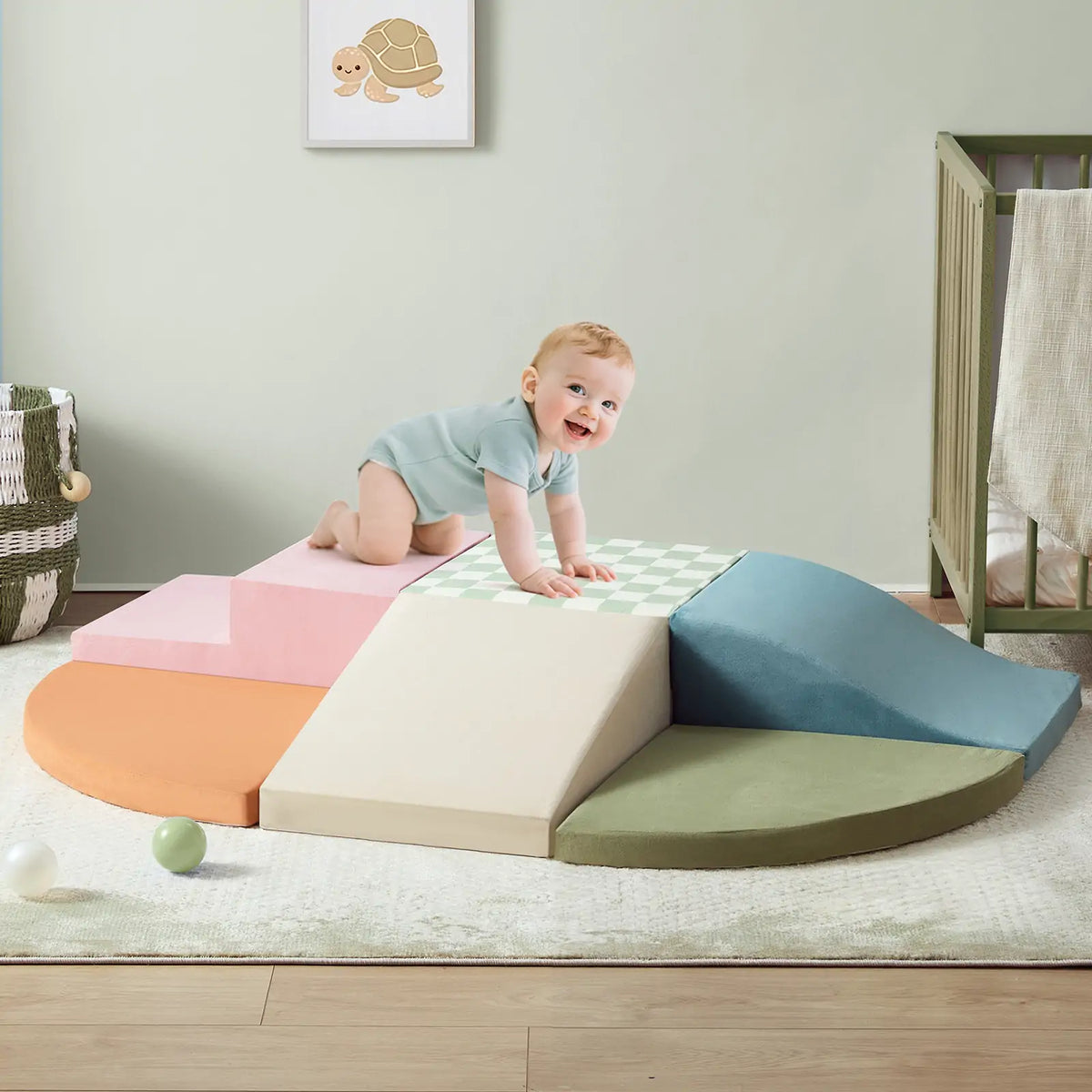 Tiny Land PlayNest Climbing Blocks - Morandi — product image 1 of 9