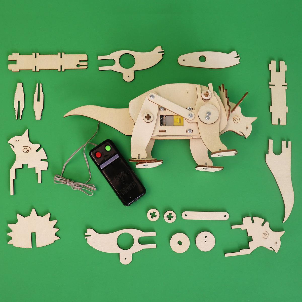 Dinosaur Robot Triceratops DIY STEM Kit by Kitsville, image 2 of 7
