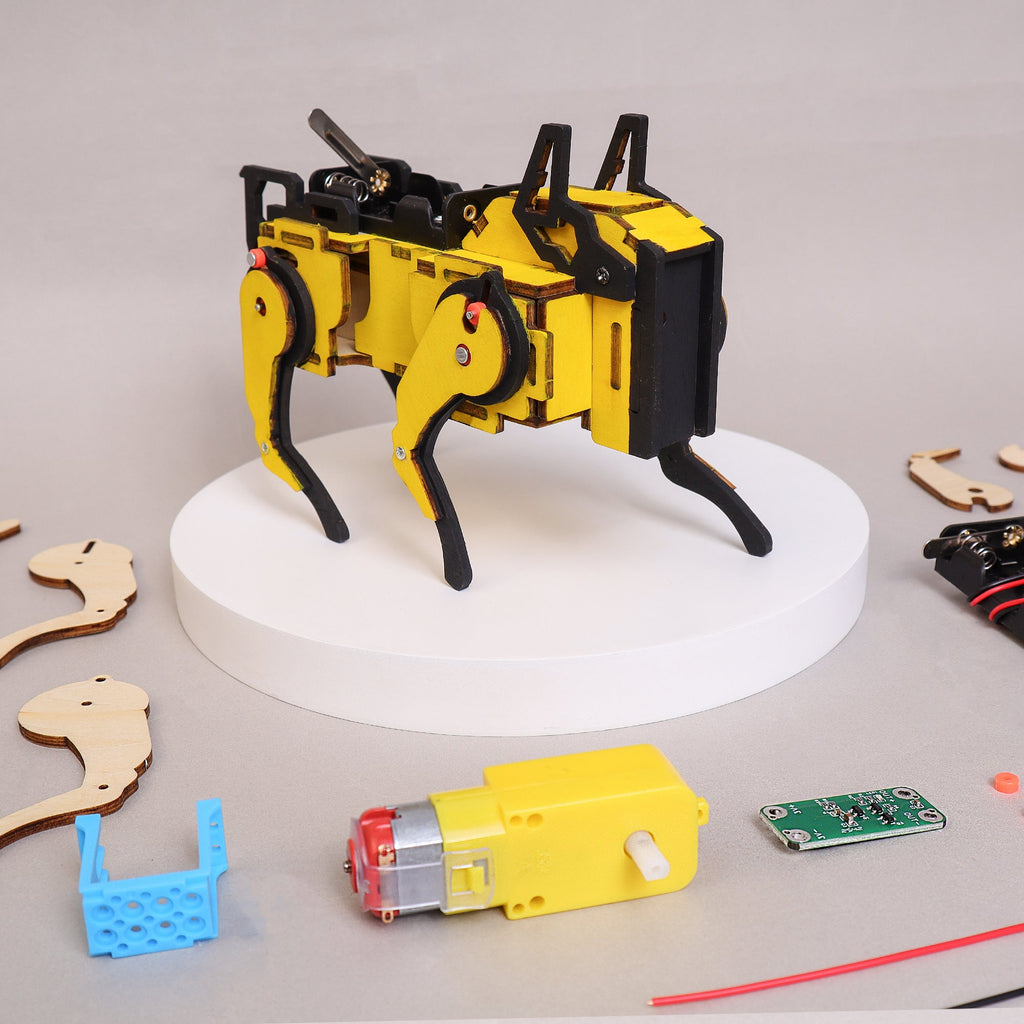 Robot Dog STEM Kit – Sound Activated DIY Toy by Kitsville, image 1 of 9