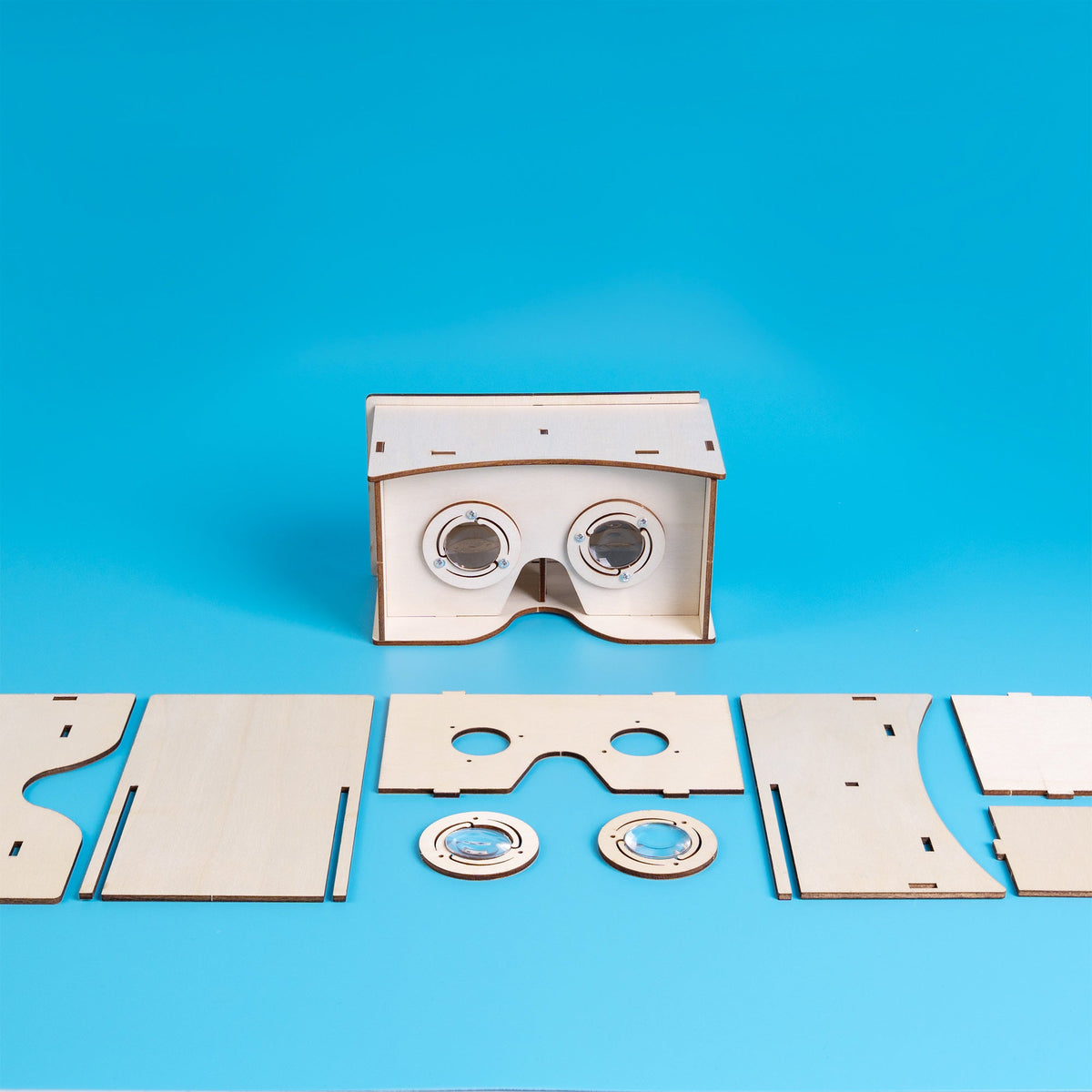 DIY Wooden VR Headset Kit STEM Kit by Kitsville, image 2 of 7