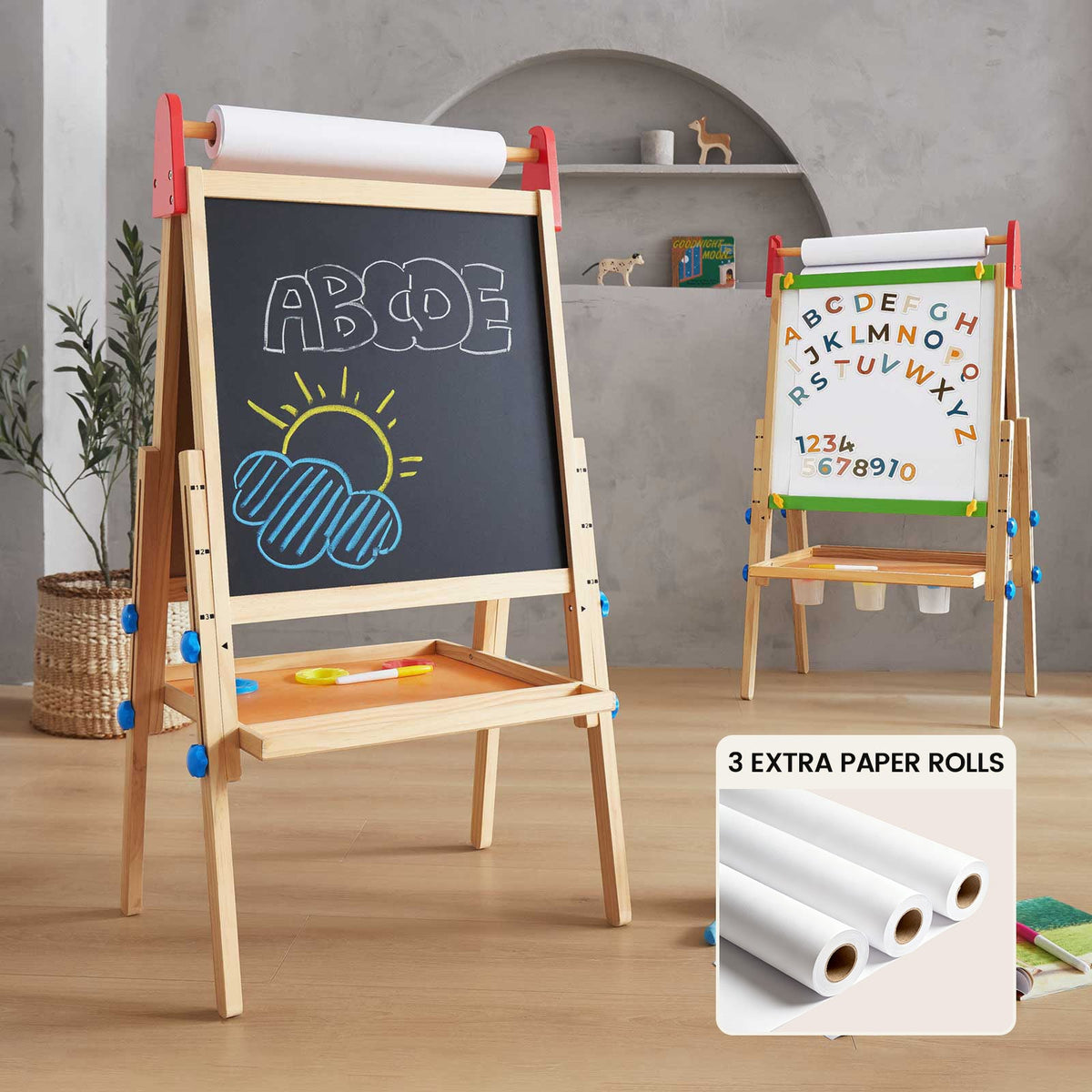 Tiny Land 3-in-1 Art Easel & Paper Roll Set — product image 1 of 9