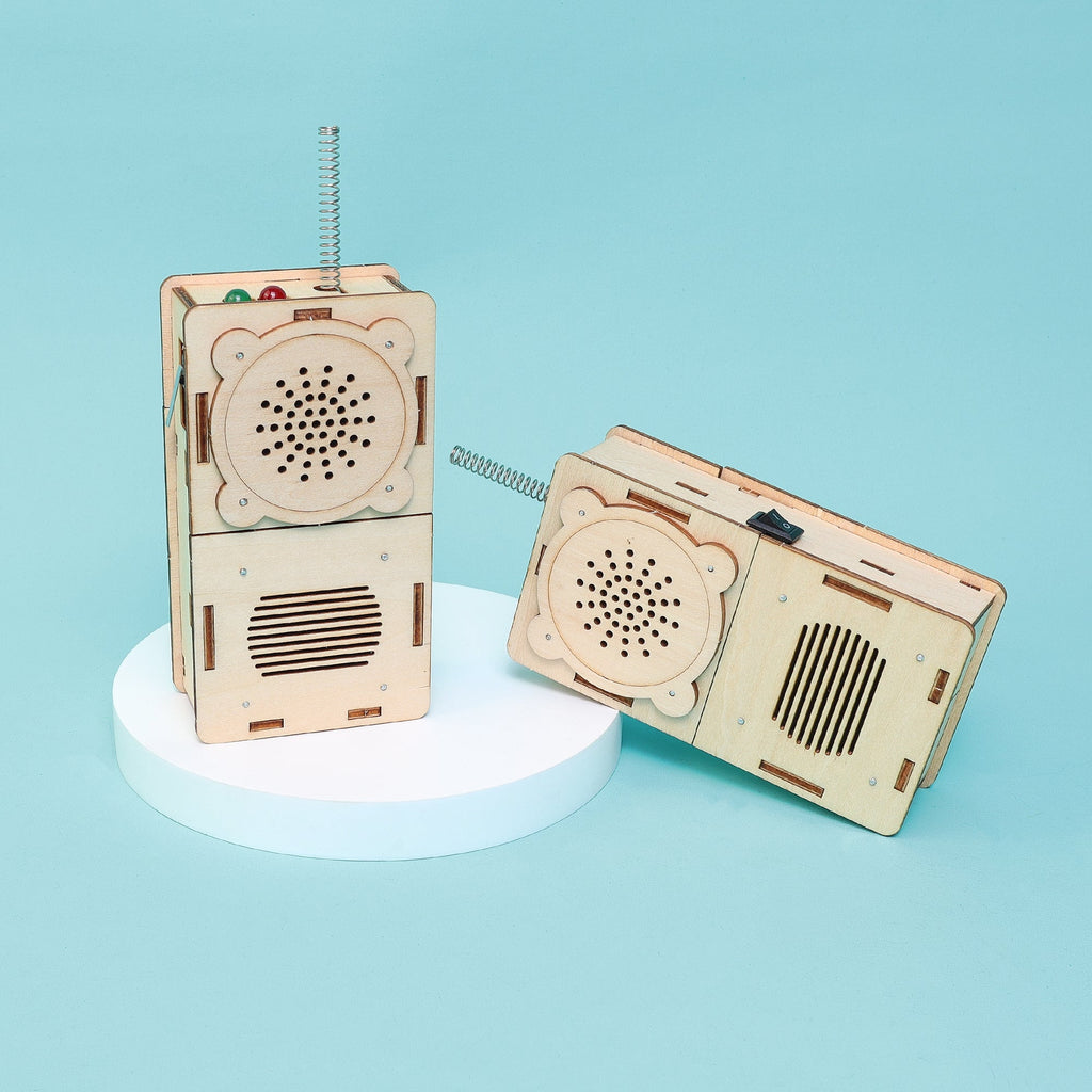 Build & Learn Walkie Talkie STEM Kit (Set of 2) by Kitsville, image 2 of 6