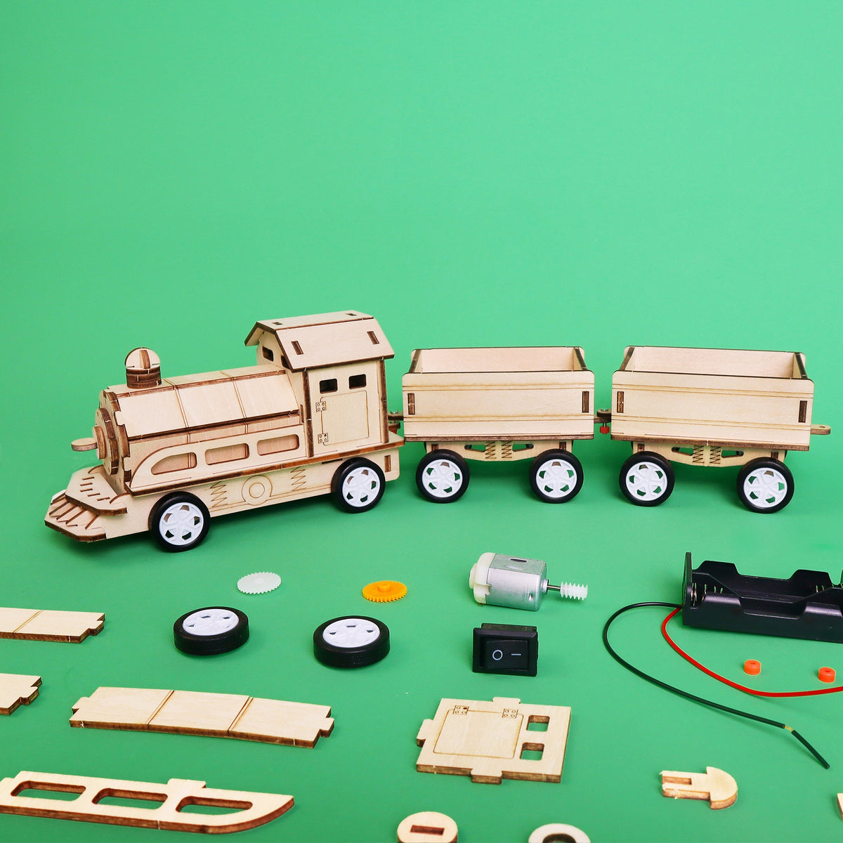 Train DIY STEM Kit by Kitsville, image 1 of 6