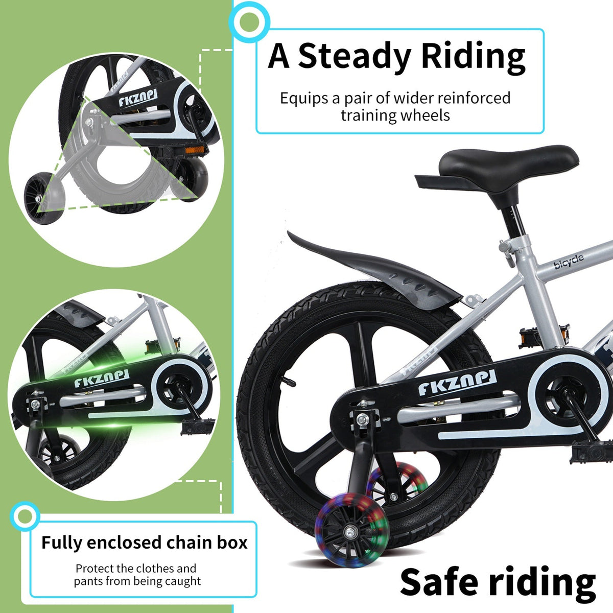 Little Explorer Bike with Training Wheels