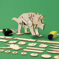 Dinosaur Robot Triceratops DIY STEM Kit by Kitsville, image 1 of 7