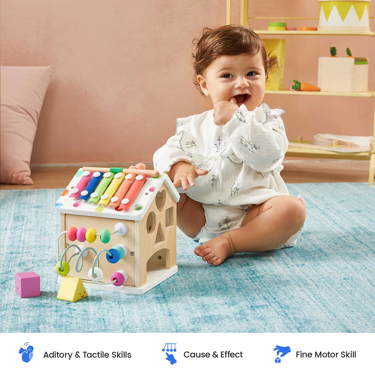 Tiny Land Cottage Activity Cube - Rainbow — product image 2 of 17