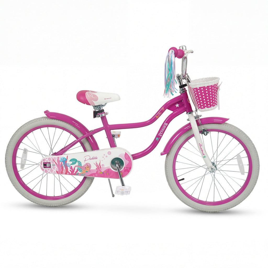 Rosebud Bike with Basket & Training Wheels