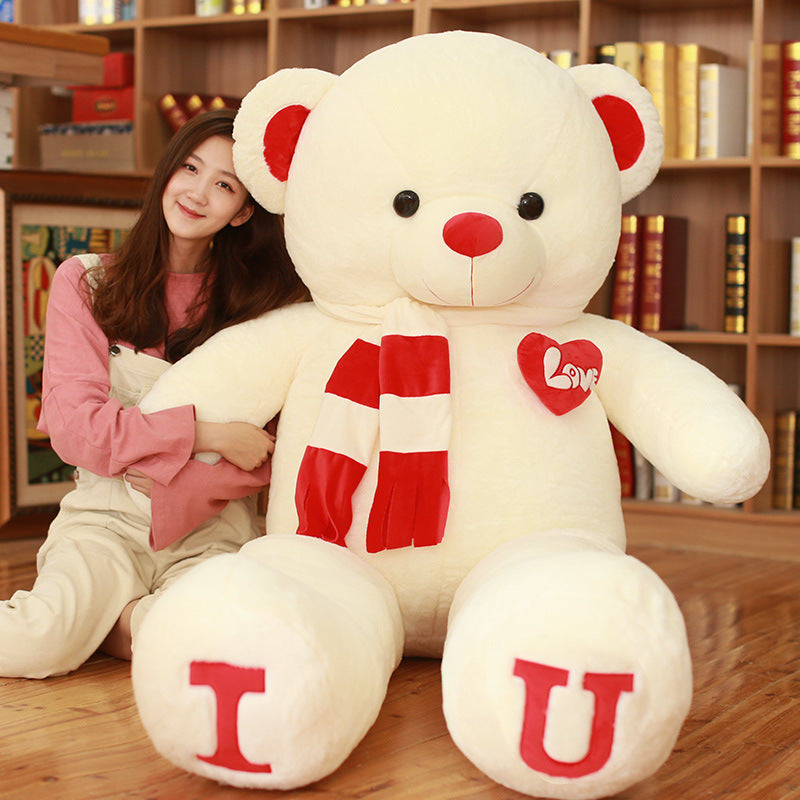 Heart Hugs Teddy Bear Cushion