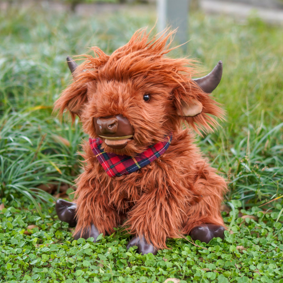 17.7 Inches Highland Cow Plush Handmade Collectable– Weighted Toy for Kids & Adults — product photo 2 of 10