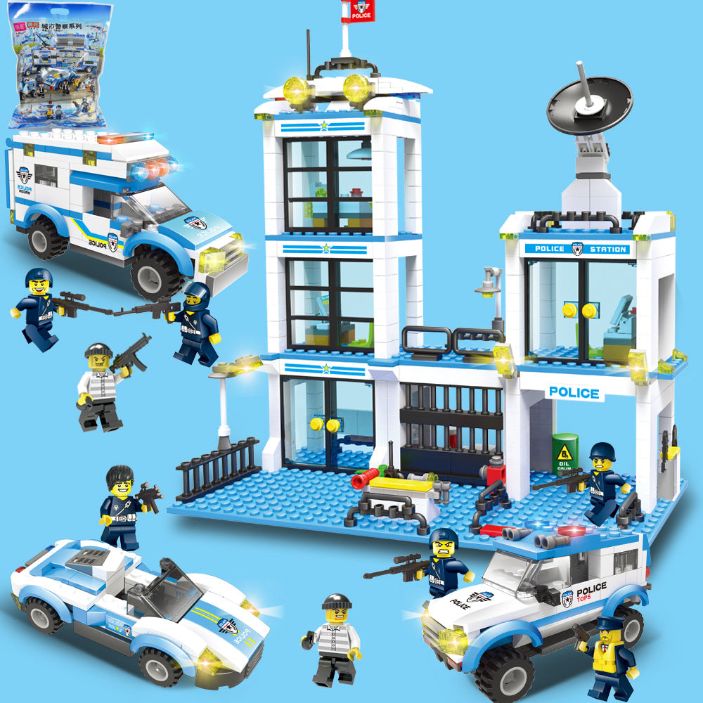 military aircraft carrier building blocks product photo showing the full item