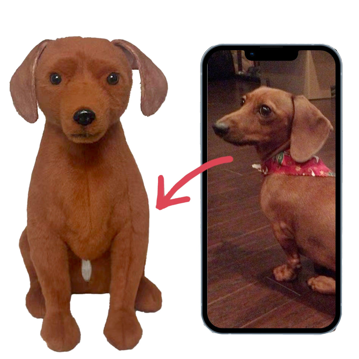 Custom Pet Plush from Photo – Memorial Keepsake for Dogs & Cats by Chongker, image 1 of 8