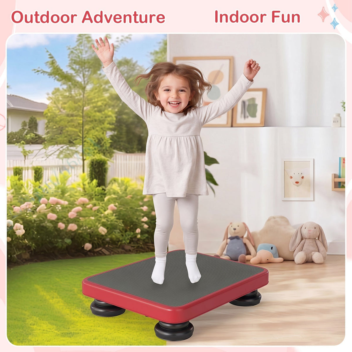 Bounce & Balance Kids Rebounder Board