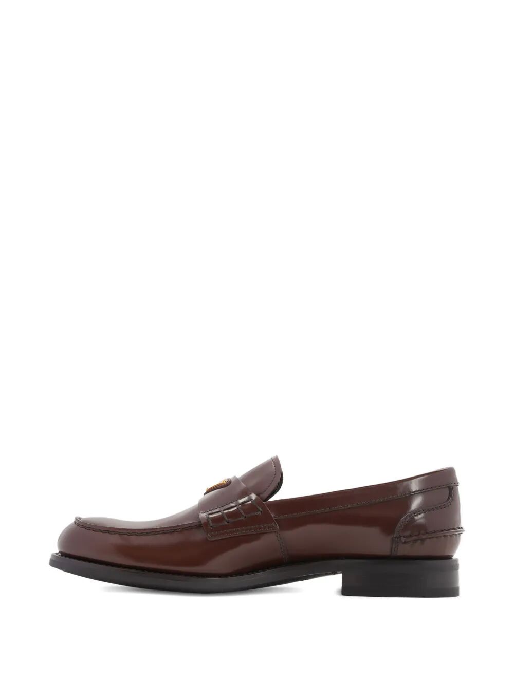 Prada Men Brushed Leather Loafers - Maven Couture IncShoes / Flats