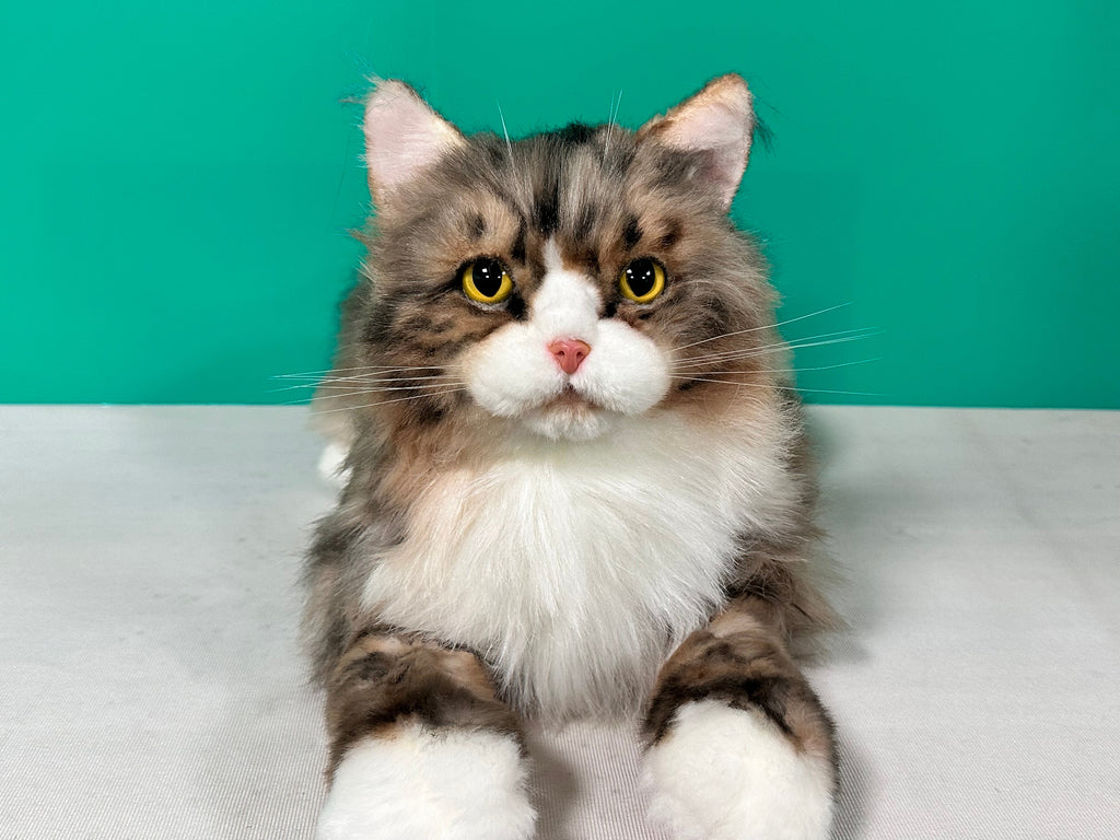 Norwegian Forest Cat Plush – Handmade Plush by Chongker, image 2 of 6