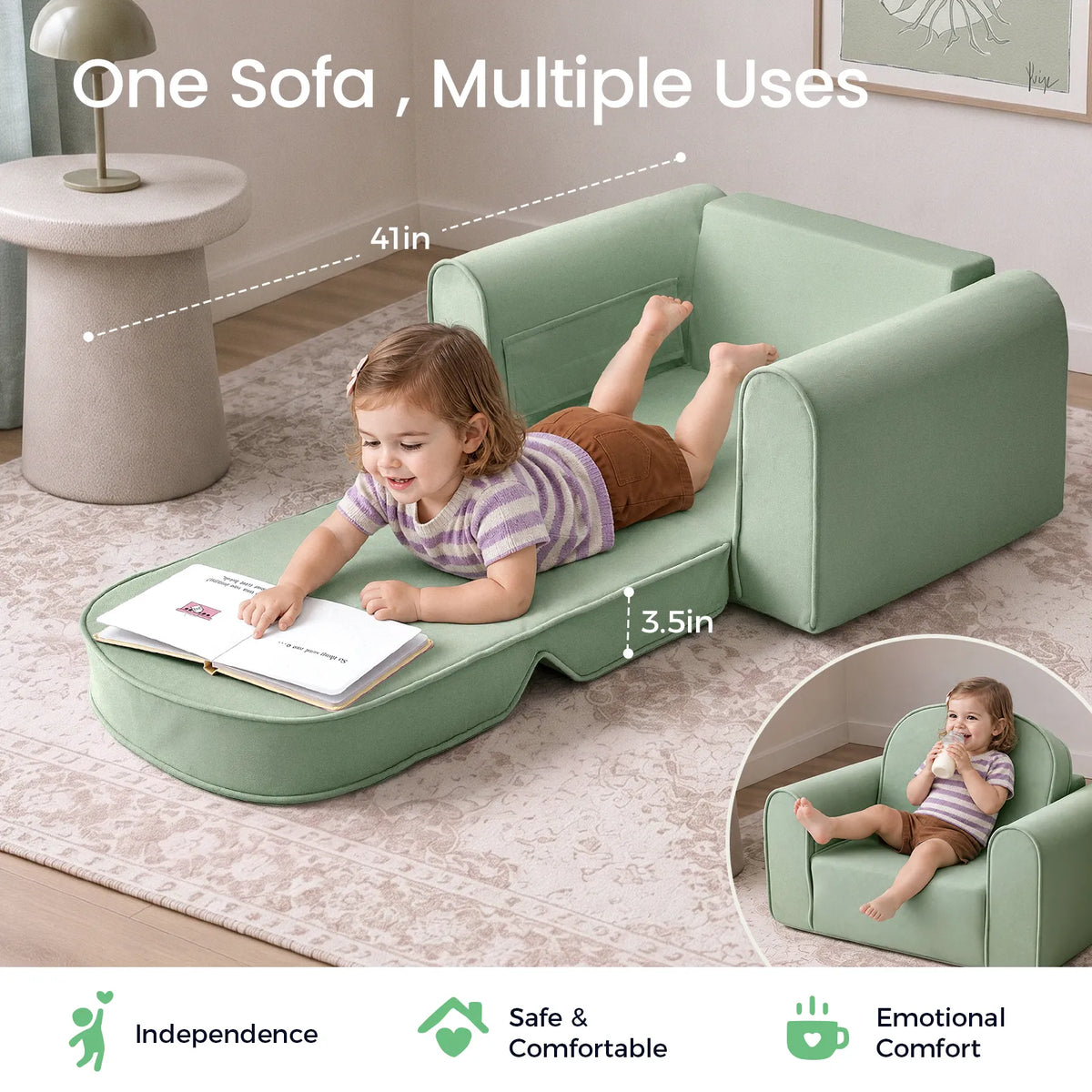 Tiny Land GentleSnug Kids Sofa Chair — product image 2 of 33