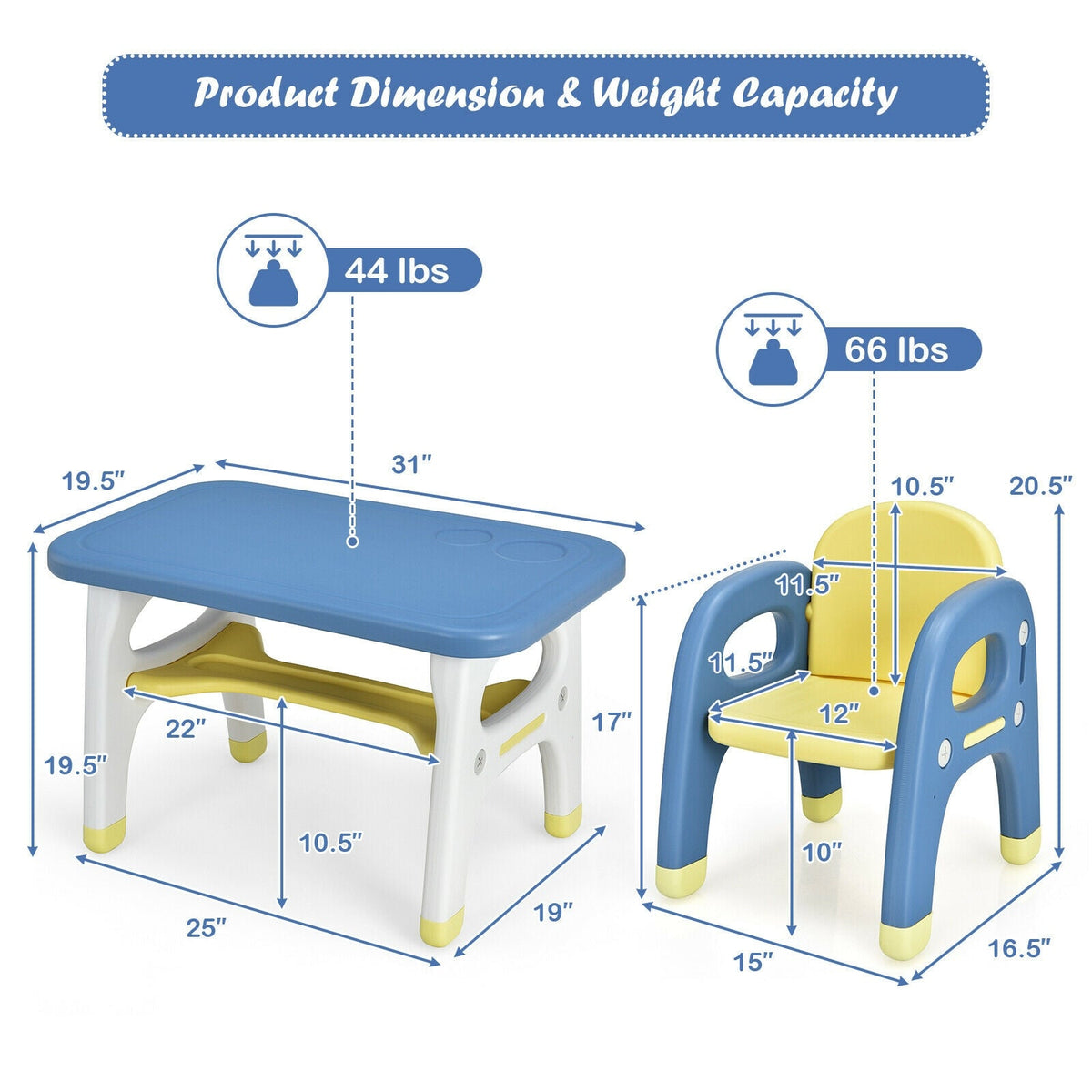 Dino Discovery Activity Table & Chair