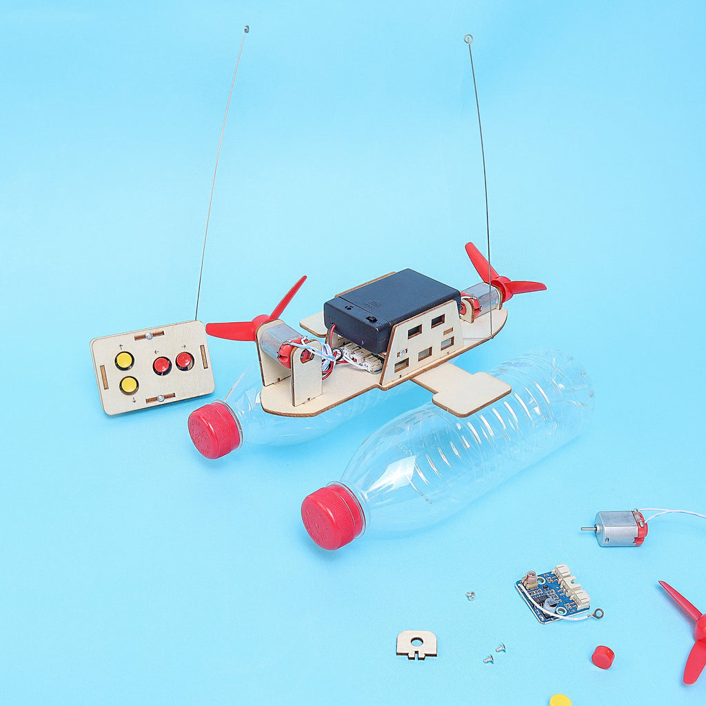 RC Propeller Boat DIY STEM Kit by Kitsville, image 4 of 8