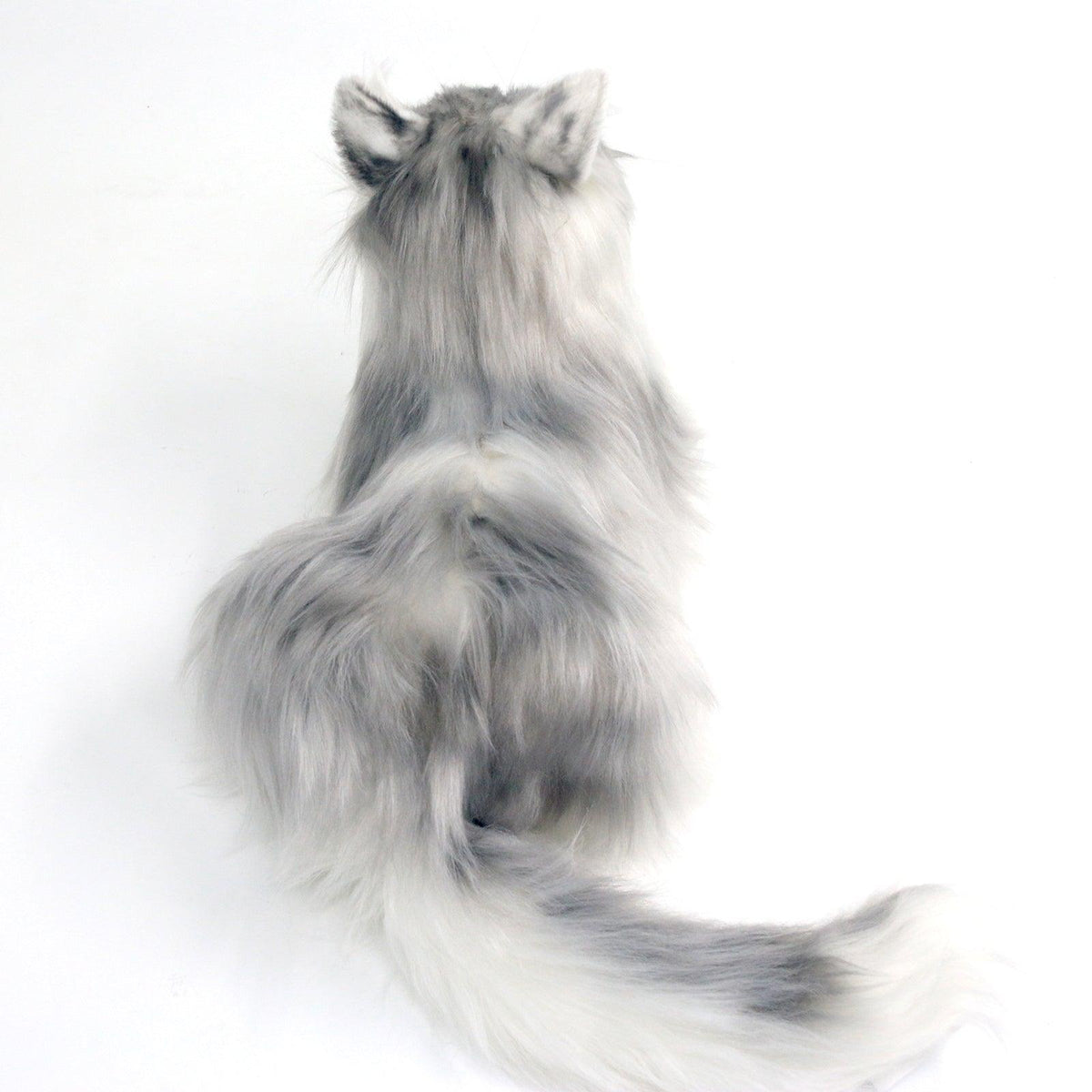 Blue-Eyed Gray Cat Weighted Plush – Handmade Plush by Chongker, image 3 of 4