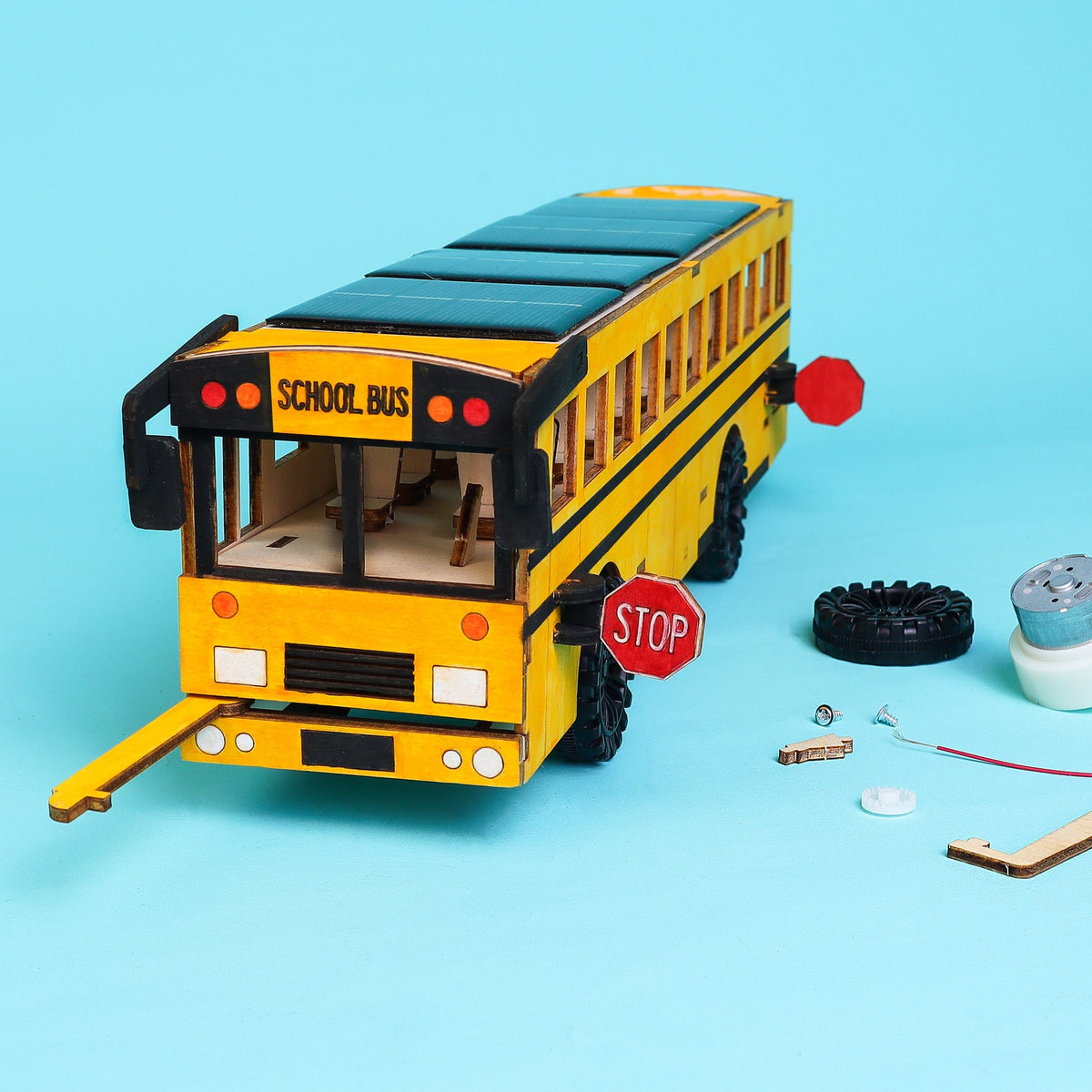 Solar & Battery School Bus STEM Kit by Kitsville, image 2 of 10