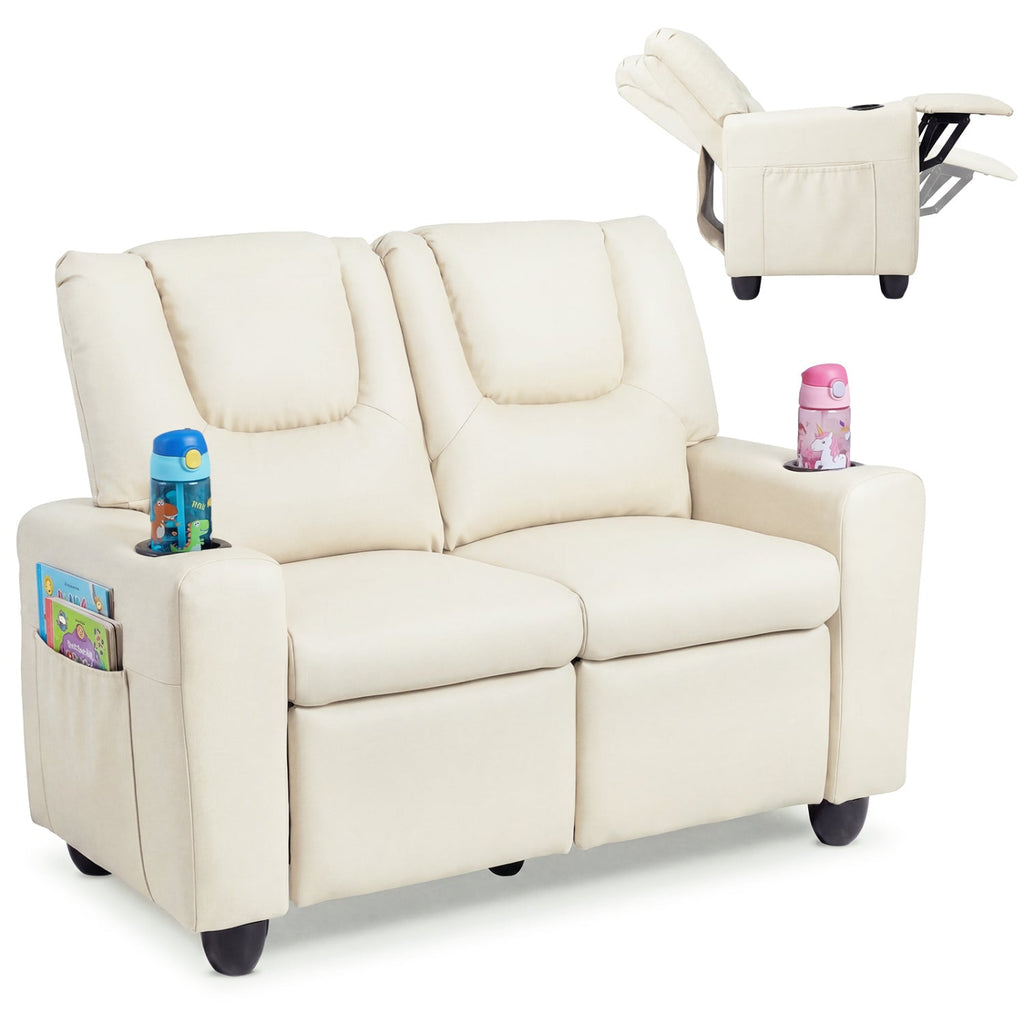 Cozy Companions Two-Seat Kids Recliner