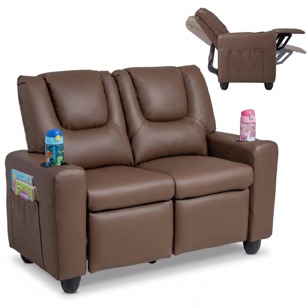 Cozy Companions Two-Seat Kids Recliner