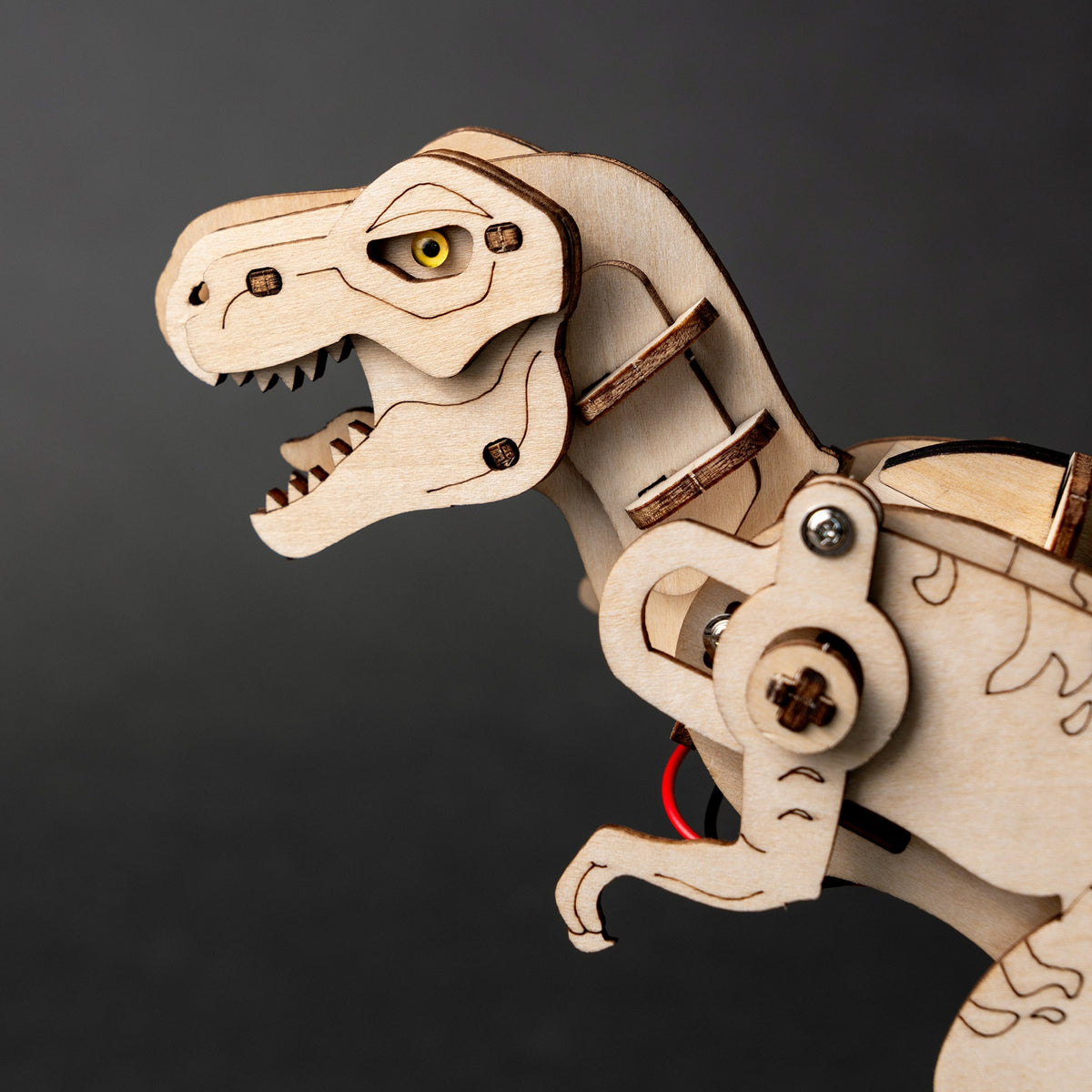 Sound-Activated T-Rex Robot STEM Kit by Kitsville, image 4 of 7