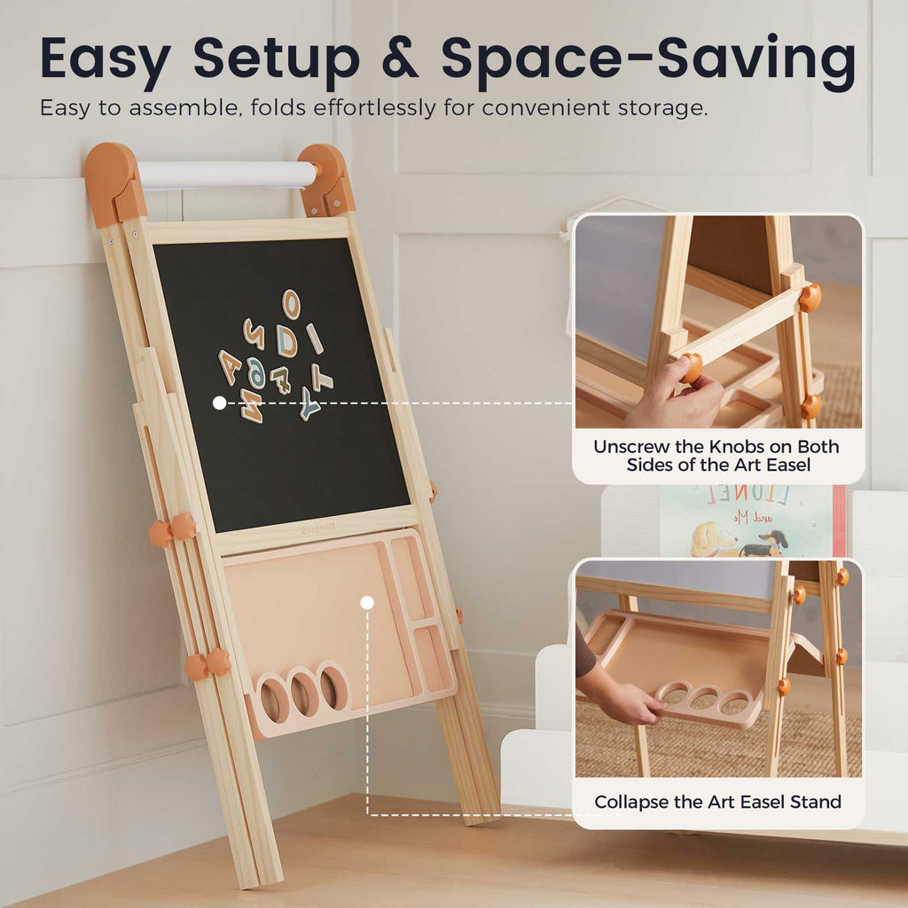 Tiny Land Caramel Magnitales Easel for Kids — product image 6 of 11