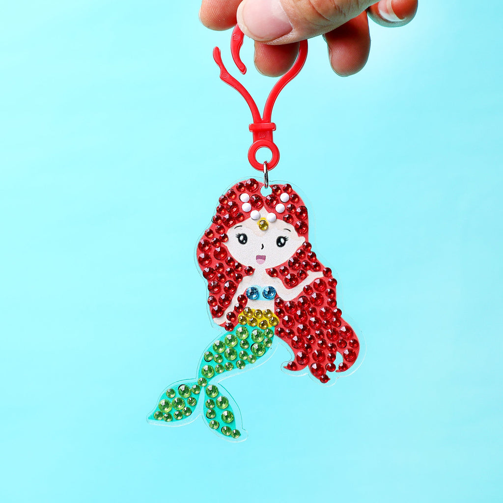 Adorable Keychains Diamond Art Kit – Mermaid (Set of 15) by Kitsville, image 2 of 8