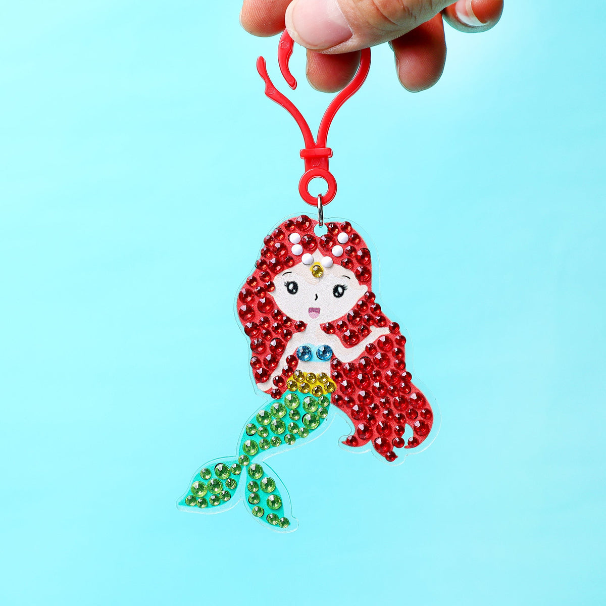 Adorable Keychains Diamond Art Kit – Mermaid (Set of 15) by Kitsville, image 2 of 8