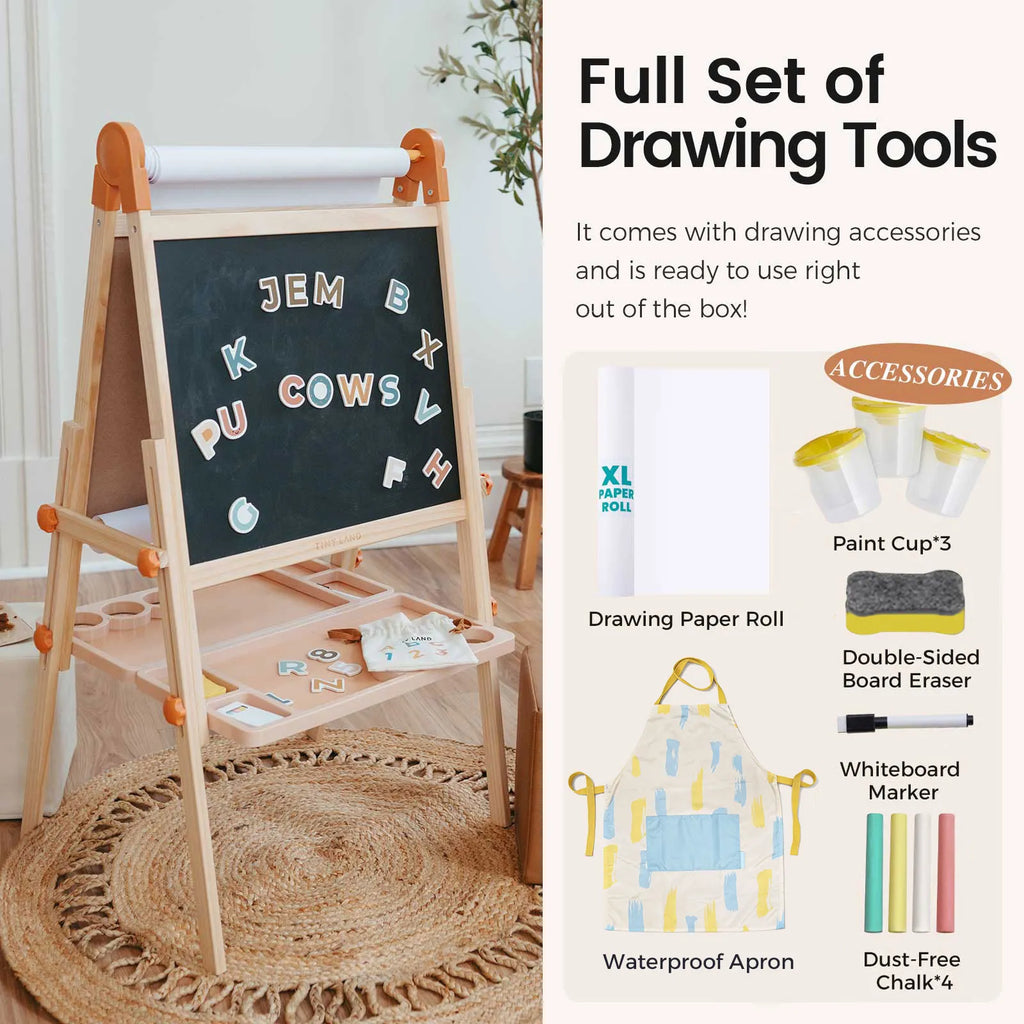 Tiny Land Caramel Magnitales Easel for Kids — product image 2 of 11