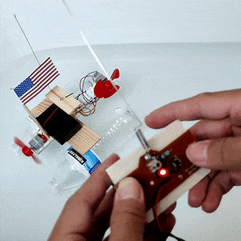RC Propeller Boat DIY STEM Kit by Kitsville, image 7 of 8