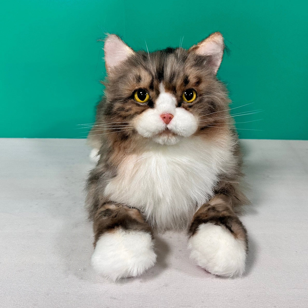 Norwegian Forest Cat Plush – Handmade Plush by Chongker, image 1 of 6