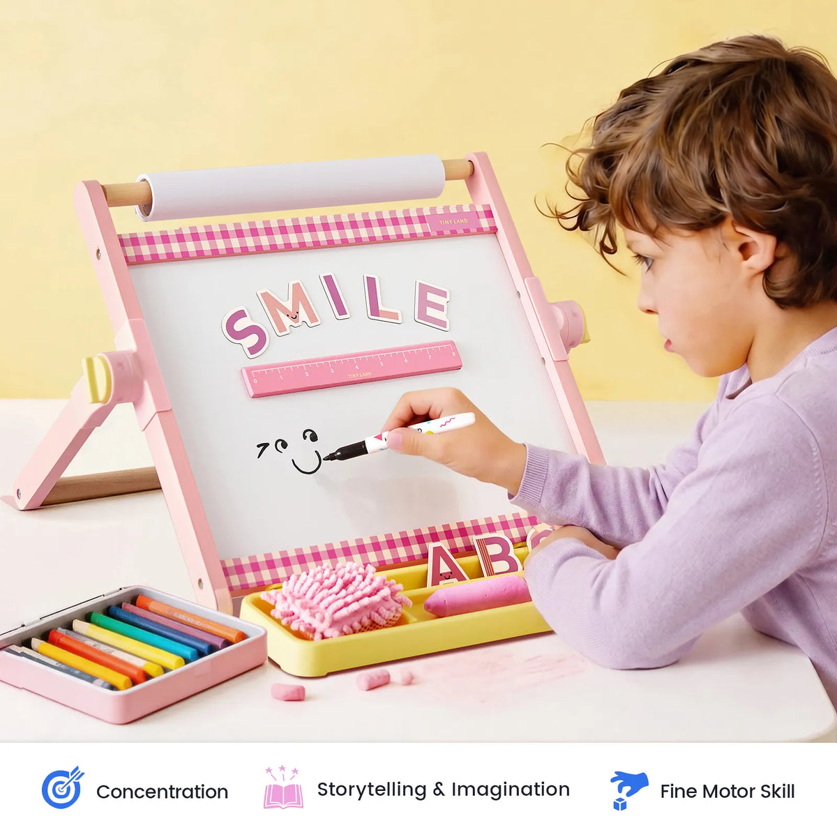 Tiny Land Double-Sided Magnetic Tabletop Easel — product image 2 of 29