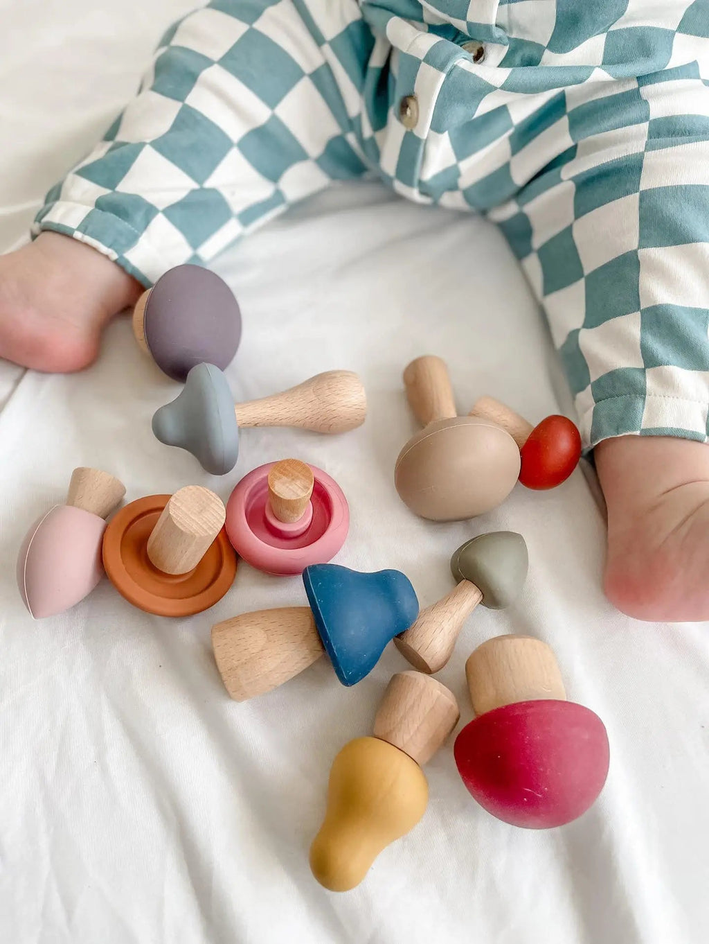 Mushroom Mix & Match Toy – 24 Pieces by LYTL®, image 6 of 9