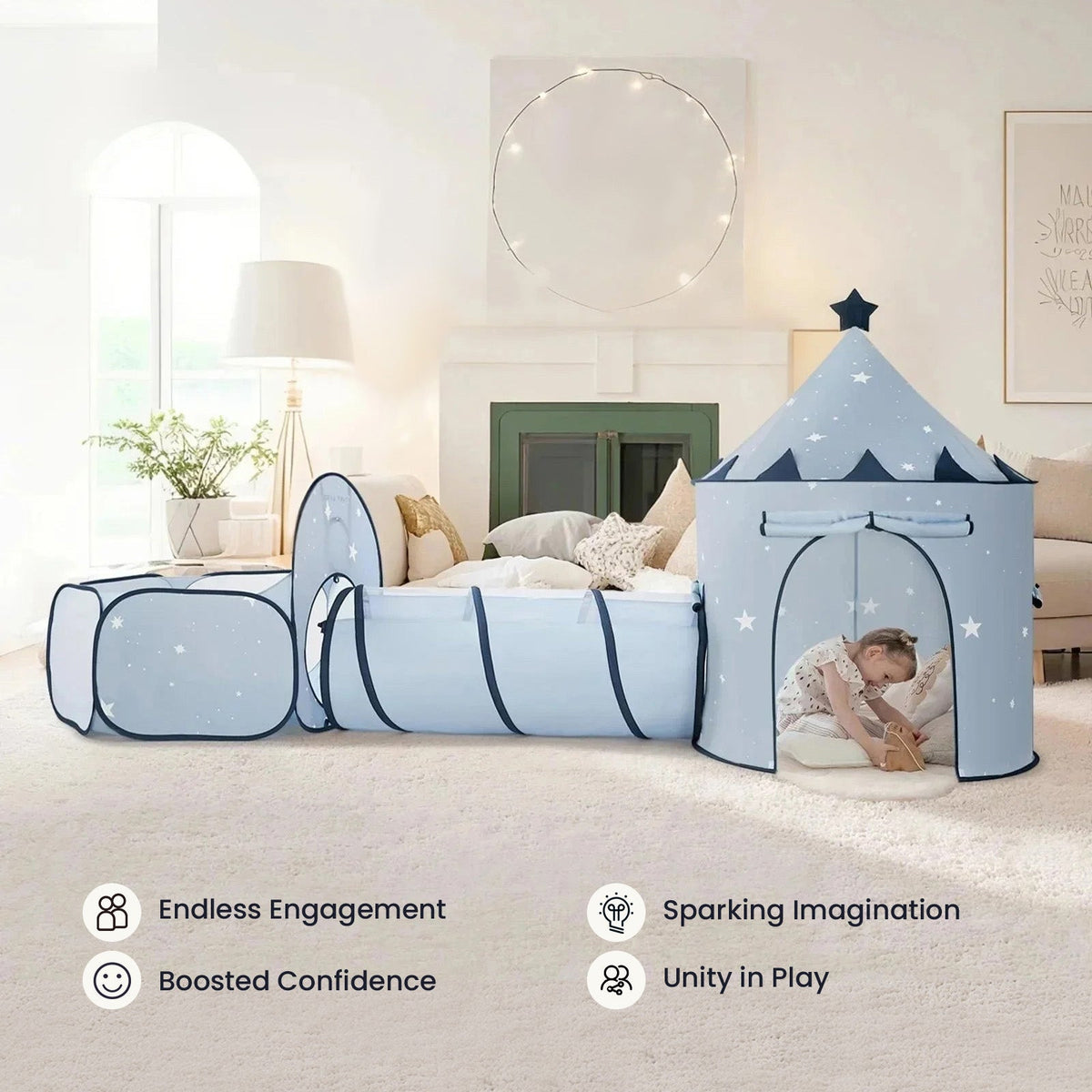 Tiny Land Compact Adventure 3-in-1 Play Tunnel (No Balls) — product image 11 of 27