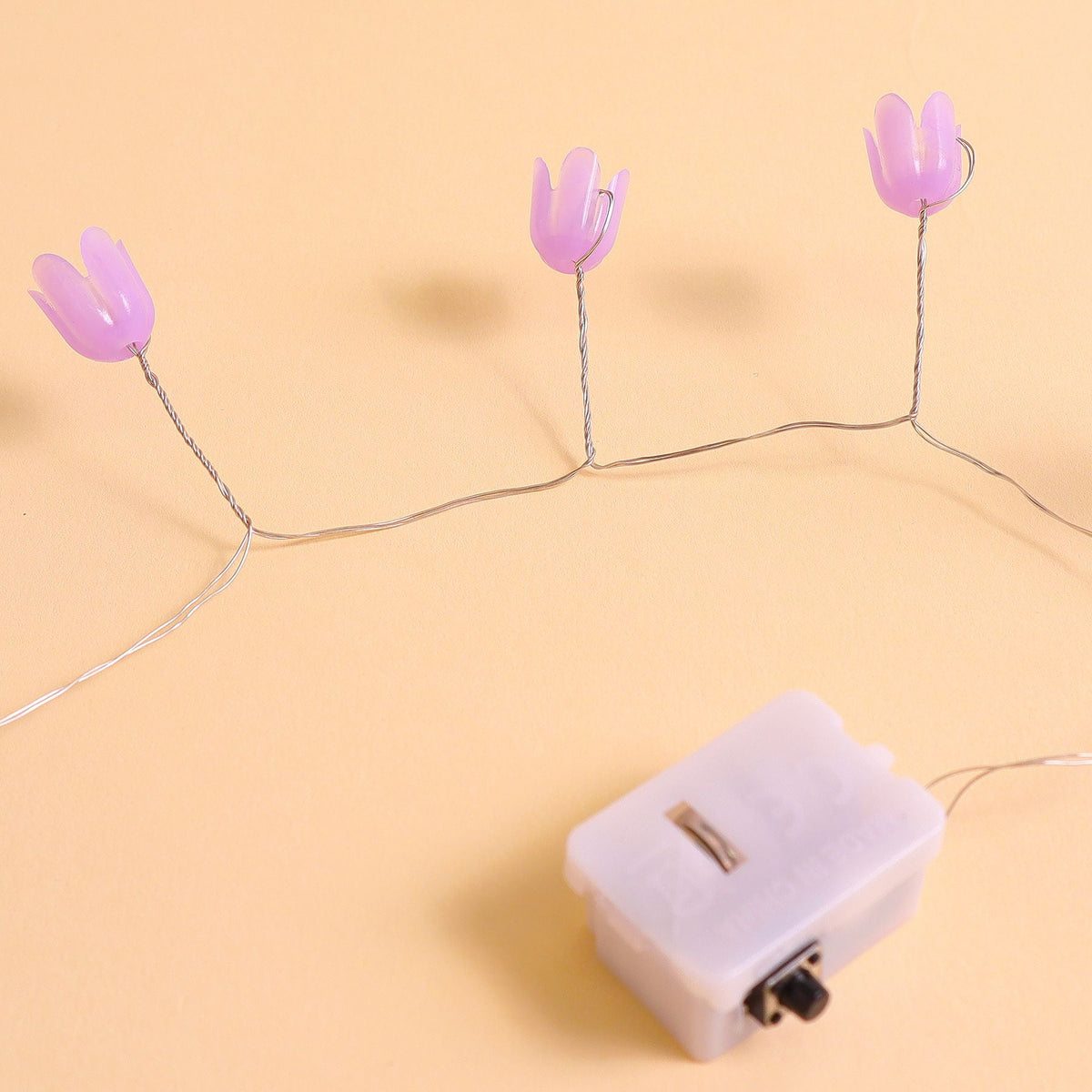 Tulip Mirror LED Night Light - Purple by Kitsville, image 7 of 10