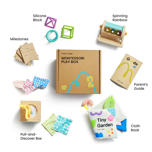 Tiny Land Montessori Play Box & Rainbow Activity Cube — product image 2 of 20