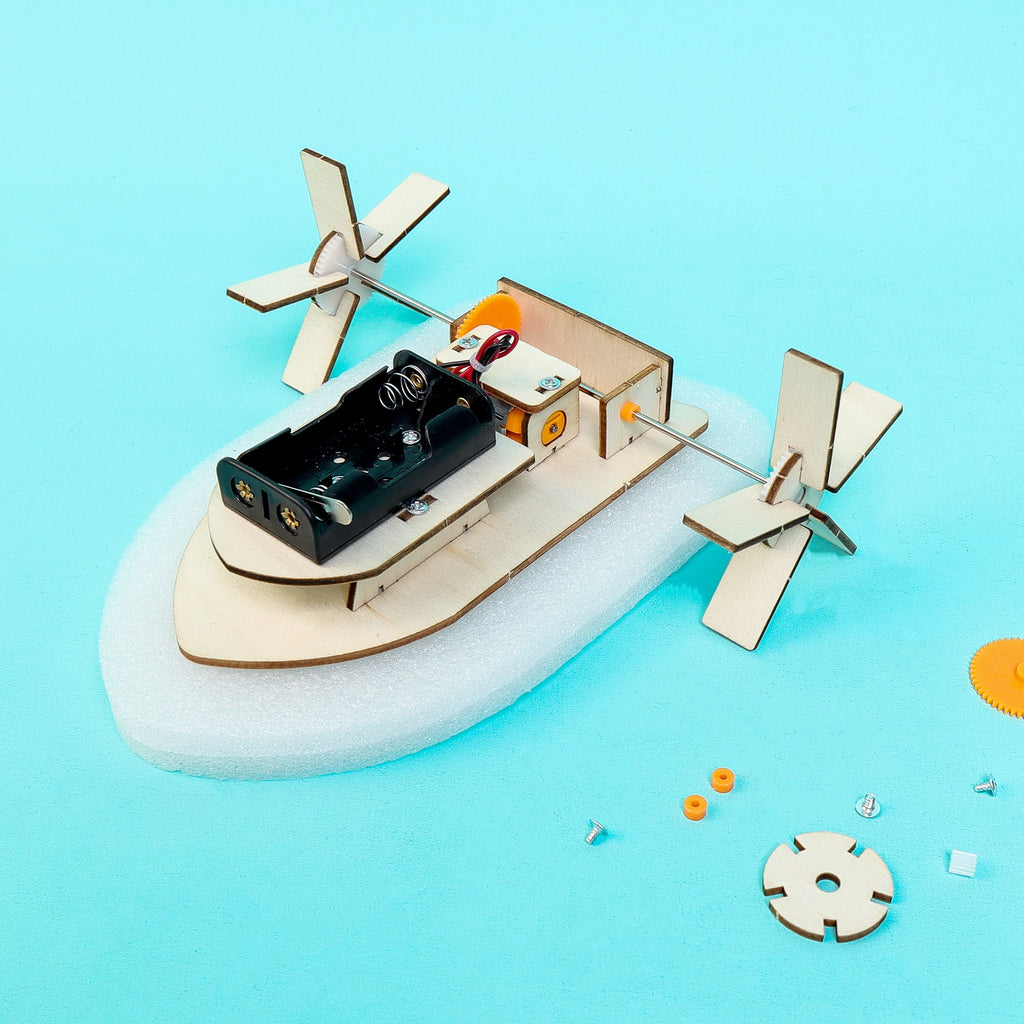 Paddlewheel Boat DIY STEM Kit by Kitsville, image 1 of 7