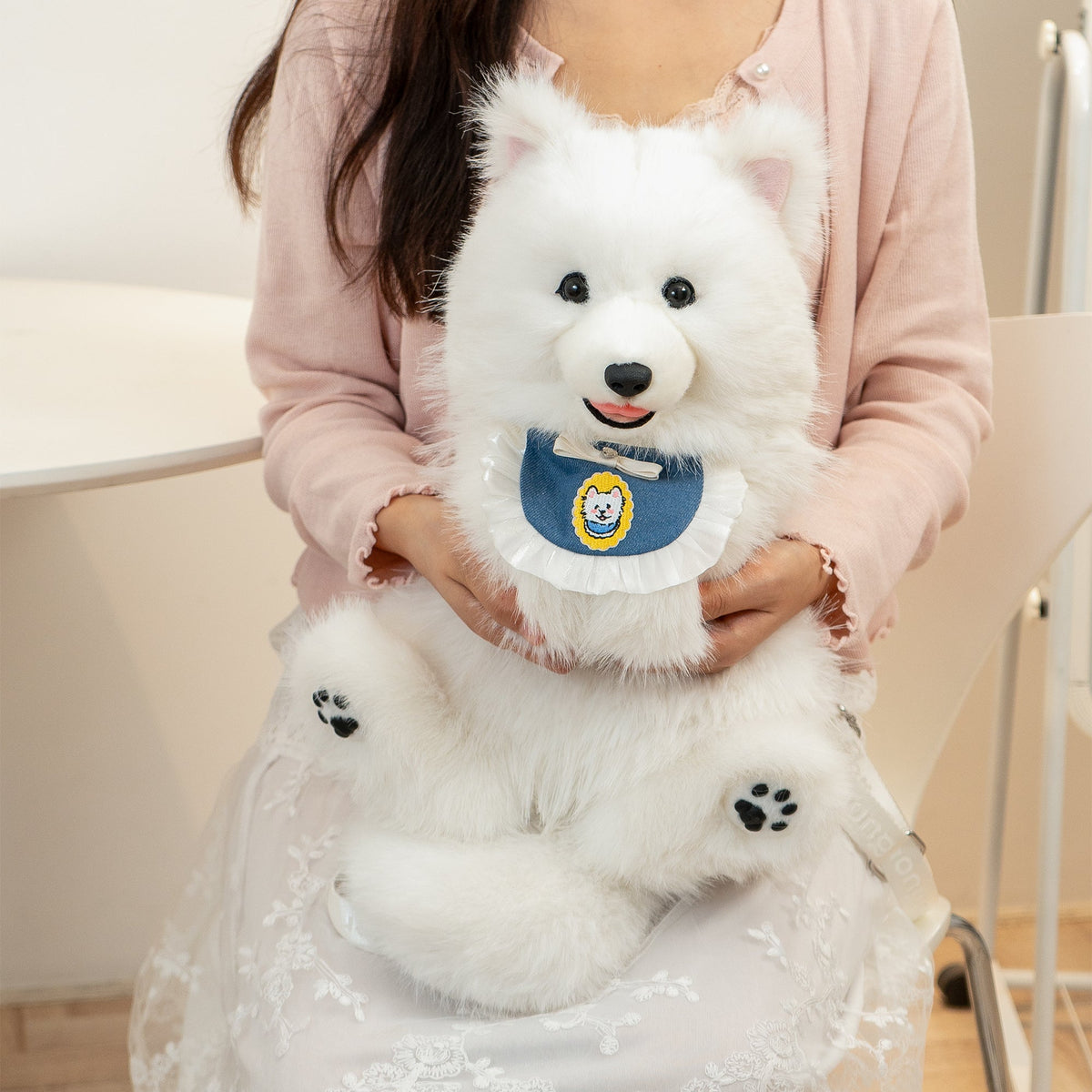 Fluffy Samoyed Backpack by Chongker, image 4 of 6