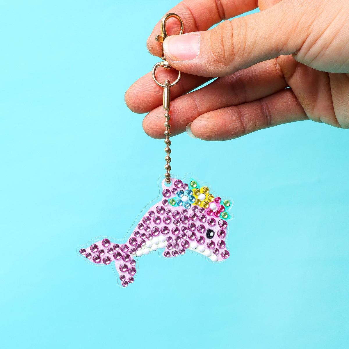 Adorable Keychains Diamond Art Kit – Mermaid (Set of 15) by Kitsville, image 6 of 8
