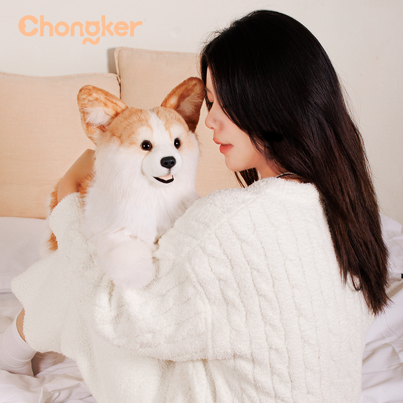 2.2lbs Corgi Dog Plush – Handmade Realistic Weighted for Dog Lovers  by Chongker, image 5 of 14