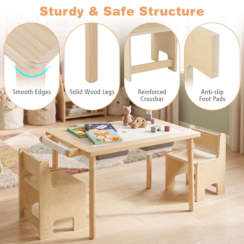 Little Artists Adjustable Activity Table & Chairs