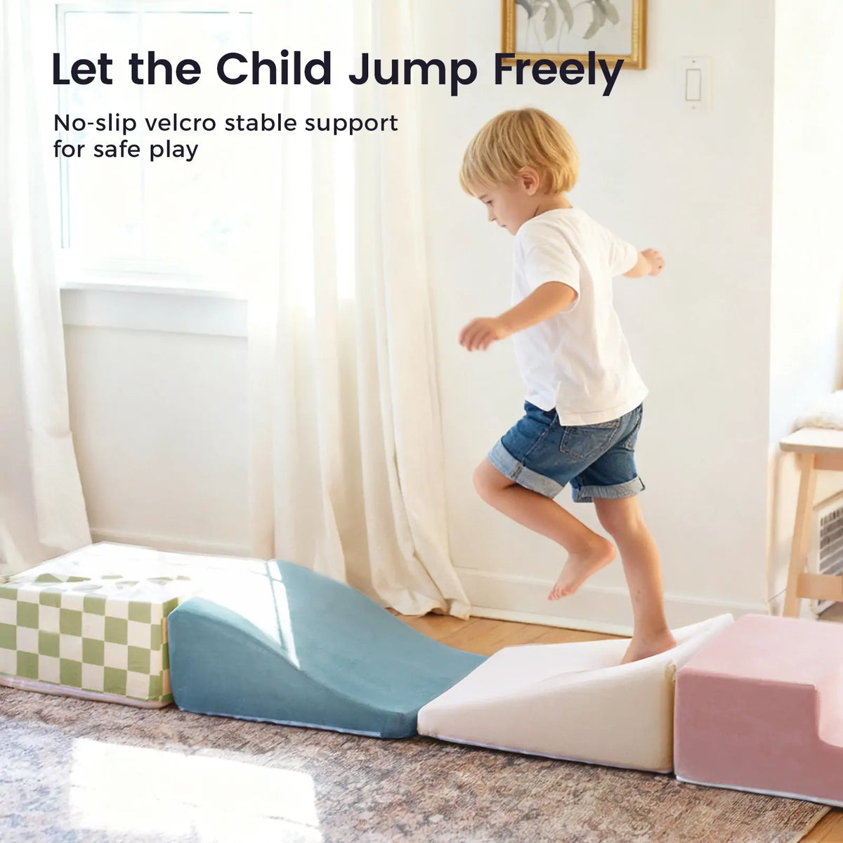 Tiny Land PlayNest Climbing Blocks - Morandi — product image 4 of 9