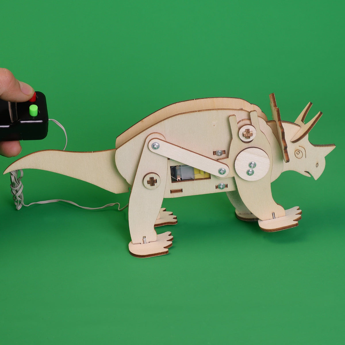 Dinosaur Robot Triceratops DIY STEM Kit by Kitsville, image 5 of 7