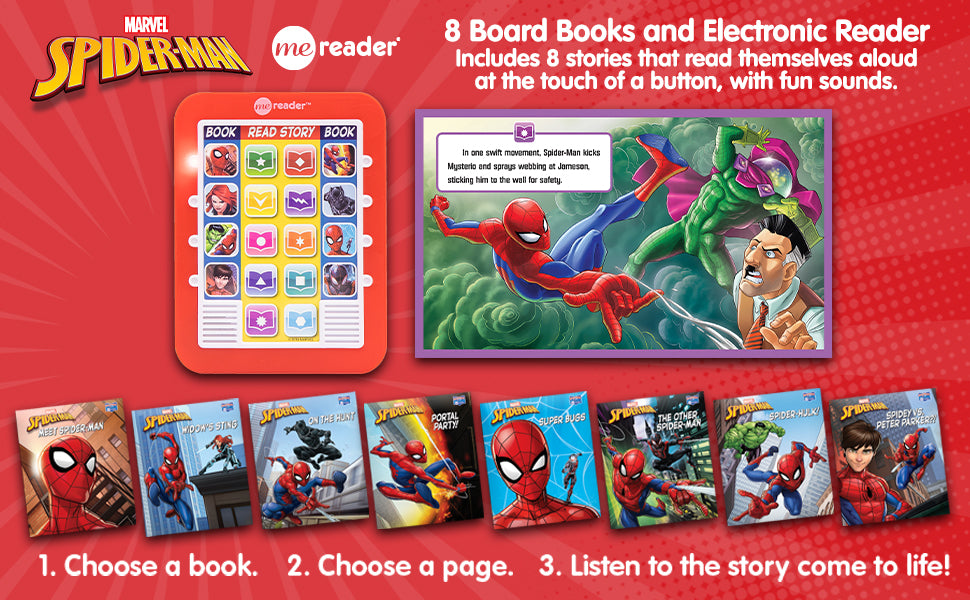 The Adventure of Spider-Man E-reader and Library