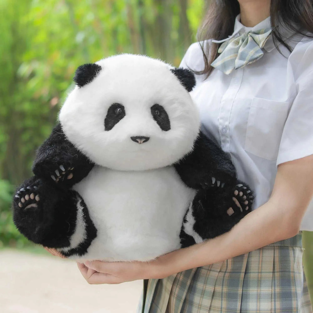 4.6lbs Panda Hehua Handcrafted Plush– Calm Companion Mindful Relax — product photo 6 of 10